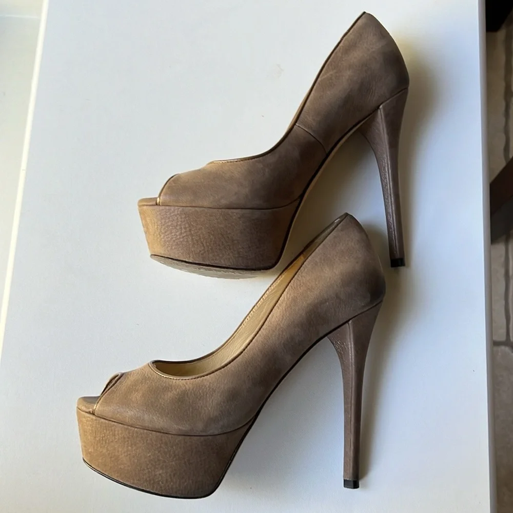 B Brian Atwood Peep toe Pump - Picture 4 of 5